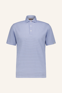 Hollow Pima Print Poloshirt