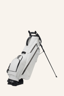Vessel VLS Lux 4-Way Standbag für Golfschläger, schwarzes und graues Golfbag mit mehreren Fächern, robustes Standbag für Golfer