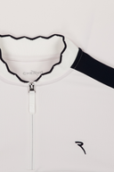 Chervo Alisia Poloshirt in hellblau, kurzärmeliges T-Shirt mit Kragen und Knopfleiste, bequemes Damen-Shirt aus Baumwolle.