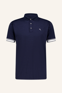 Chervo Astengo Poloshirt in Hellblau mit Kragen und Knopfleiste, bequemes Polohemd für Damen.