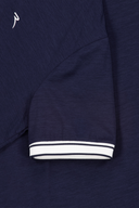 Chervo Astengo Poloshirt in Blau mit Kragen und Knopfleiste, lässiges Poloshirt für Herren, sportlich und bequem