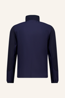 Chervo Windstopper Jacke für Damen in grau, atmungsaktiv und winddicht, mit Reißverschluss und Kapuze, auf weißen Hintergrund.