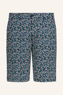 Chervo GHIANDA Bermuda Shorts in leichtem Stoff, mit Gürtel und Taschen, perfekt für sommerliche Tage, auf einem weißen Hintergrund.