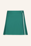 Chervo JABAL Damenrock aus leichtem Stoff, knielang, mit Gürtel und seitlichen Taschen, perfekt für sommerliche Outfits.