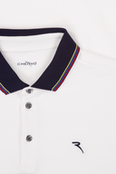 Chervo Asparago Polo für Herren, bequemes Poloshirt aus weichem Stoff, mit klassischen Kragen und Knopfleiste.