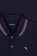 Chervo Asparagus Polo für Herren, elegantes Poloshirt aus weichem Stoff, in natürlichem Farbton mit Knopfleiste und Polo-Kragen.