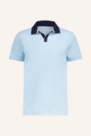 Chervo ANGELINO Polo in weiß, bequemes Poloshirt aus Baumwolle mit Kragen und Knopfleiste, sportlicher Herren-Poloshirt.
