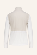 Chervo PARIGI Pullover-Jacke in beigem Stoff, leicht und bequem, mit mittlerem Schnitt und moderner Passform.