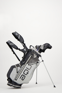 Großes Big Max Aqua Eight G Standbag Golftasche mit gepolsterten Griffen und mehreren Fächern, wasserabweisendes Design, aufrechter Stand.
