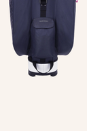 Großer Big Max Dri Lite Silencio 2 Cartbag mit mehreren Fächern und stabilen Tragegriffen, ideal für Golfausrüstung.