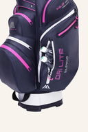 Großer Big Max Dri Lite Silencio 2 Cartbag mit mehreren Fächern und stabilem Griff für Golf.