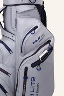 Großes Cartbag Dri Lite Silencio 2 von Big Max mit mehreren Fächern und stabilem Tragegriff, ideal für Golfausrüstung.