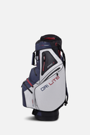Großer Big Max Dri Lite Sport 2 Cartbag mit mehreren Fächern und stabilem Griff, ideal für Golfspieler auf dem Golfplatz.