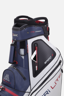 Leichtes Big Max Dri Lite Sport 2 Cartbag mit mehreren Fächern und stabilen Griffen, ideal für Golfer.