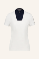 Sportalm Poloshirt aus T-Shirts, dunkelblau mit Knopfleiste und Logo-Details, bequemes und stilvolles Oberteil