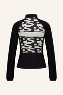 Gemusterte Sportalm Funktionsjacke mit wasserabweisendem Material und moderner Passform, ideal für Outdoor-Aktivitäten.
