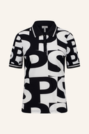 Rotes Kurzarm-Poloshirt von Sportalm mit Knopfleiste und Kragen, perfekt für sportliche Looks.