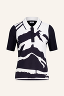 Sportalm Canberra Polo 2026 in Blau mit Kragen, kurze Ärmel und sportlichem Design, perfekt für Freizeit und Sport.