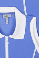 Sportalm Carms 2026 Polo in blau mit Kragen und kurzen Ärmeln, sportlich und stylisch.