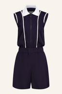 Langer Sportalm Camberly Jumpsuit aus sportlicher, bequemer Stoffqualität, in neutralem Farbton, zeigt detaillierte Nähte und Schnitt.