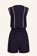 Langer Sportalm Camberly Jumpsuit mit sportlichem Design, aus elastischem Material, auf dem Bild in dunkler Farbe.