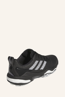 Schwarze Adidas Codechaos 25 Golfschuhe mit atmungsaktivem Obermaterial und langlebiger Sohle für optimalen Grip.