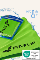 Grünes Airflip Kühltuch von Golfers Paradise, leichtes, wiederverwendbares Sonstiges für Kühlung bei Outdoor-Aktivitäten