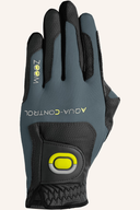 Zoom AQUA-Control Golfhandschuh aus weichem Material, in Aqua mit stylischem Druck, für besseren Griff beim Golfspielen.