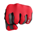 Golfhandschuh von Zoom, AQUA Control, mit blauem Druckmuster, zeigt das wetterfeste Design und die flexible Passform.