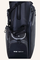 Großes Aqua Eight G Standbag von Big Max mit blauer Farbe und stilvollem Druck, ideal für Golftaschen und Zubehör.
