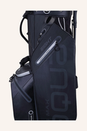 Großer, blauer Big Max Aqua Eight G Standbag mit seitlichem Print, stabiles Golftasche für komfortables Tragen.