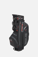 Schwarzer Big Max AQUA Hybrid 3 Hybrid-Koffer mit wasserabweisendem Material und ergonomischem Griff, seitliches Reißverschlussfach.