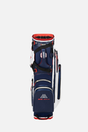 Hybrid-Koffer AQUA Hybrid 3 von Big Max in Navy, Weiß und Rot, mit robustem Design und hochwertigen Materialien.