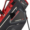 Großer Hybrid Golfbag AQUA Hybrid 3 von Big Max mit wasserabweisendem Design und praktischem Stauraum, auf dem Bild sichtbar.
