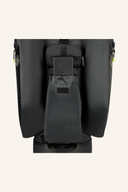 Großer Big Max AQUA Silencio 4 Cartbag mit blauer Batterie-Print-Design, viele Taschen für Golfschläger und Zubehör.