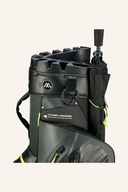 Großer Big Max AQUA Silencio 4 Cartbag mit blauer Regenschirm-Print, wasserabweisend und vielseitig für Golfer.