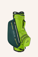 Grauer Big Max Aqua Style 4 Cartbag mit mehreren Fächern und stabilem Griff, ideal für Golfspieler auf dem Golfplatz