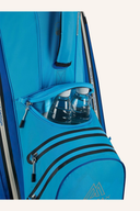 Großer Big Max Aqua Style 4 Cartbag mit Kühlfach, wasserblaues Design, viele Fächer für Golfzubehör, leicht und strapazierfähig.