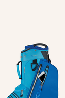 Großer Big Max Aqua Style 4 Cartbag mit mehreren Fächern und wasserabweisendem Material, ideal für Golfrunden.