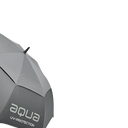 Offener AQUA UV Sonnenschirm von Big Max mit aqua-blauem Design und UV-Schutz, ideal für sonnigen Outdoor-Beschattung.