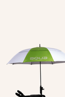 Großer AQUA UV Sonnenschirm von Big Max, blaue XL-Regenschirm mit UV-Schutz und stabiler Montierung, perfekt für Sonnenschutz.