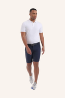 Chervo Arduo Polohemd in Blau mit Knopfleiste und Logo-Stick, bequemes Herren-Polo aus atmungsaktivem Stoff