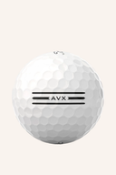Titelist AVX 2024 Golfbälle, weiße Bälle mit Logo, für präzises Spiel und weite Schläge auf dem Golfplatz.