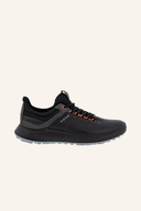 Schwarze Ecco Golf Core Golfschuhe für Herren mit rutschfester Sohle und sportlichem Design, ideal für das Golfspiel.