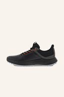 Schwarze Ecco Golf Core Golfschuhe für Herren mit robustem Design und bequemer Passform, ideal für das Golfspiel.