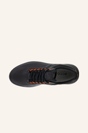 Schwarze Herren-Golfschuhe von Ecco, Modell Golf Core, mit robustem Design und bequemer Sohle für den Golfplatz.
