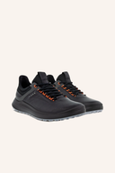 Schwarze Ecco Golf Core Golfschuhe für Herren mit strapazierfähigem Design und bequemer Passform.