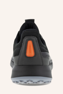 Schwarze Ecco Golf Core Golfschuhe für Herren mit langlebigem Design und bequemer Passform, ideal für das Golfspiel.