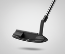 TaylorMade Palisades #3 Putter, schwarzer Mallet-Putter mit glatter Oberfläche und ergonomischem Griff, für präzises Putten.