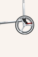 Großer Max Blade IP 2 Trolley mit seitlichem Rad und Print-Design, stabiler Transportkoffer für Golfzubehör.